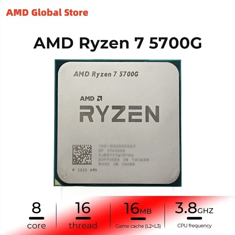 AMD Ryzen 7 5700G Tray Desktop - Amd Cpu Ryzen 7 recension och pris