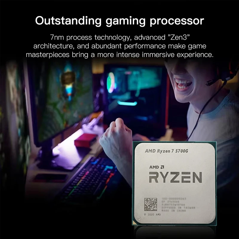 AMD Ryzen 7 5700G Tray Desktop - Amd Cpu Ryzen 7 recension och pris