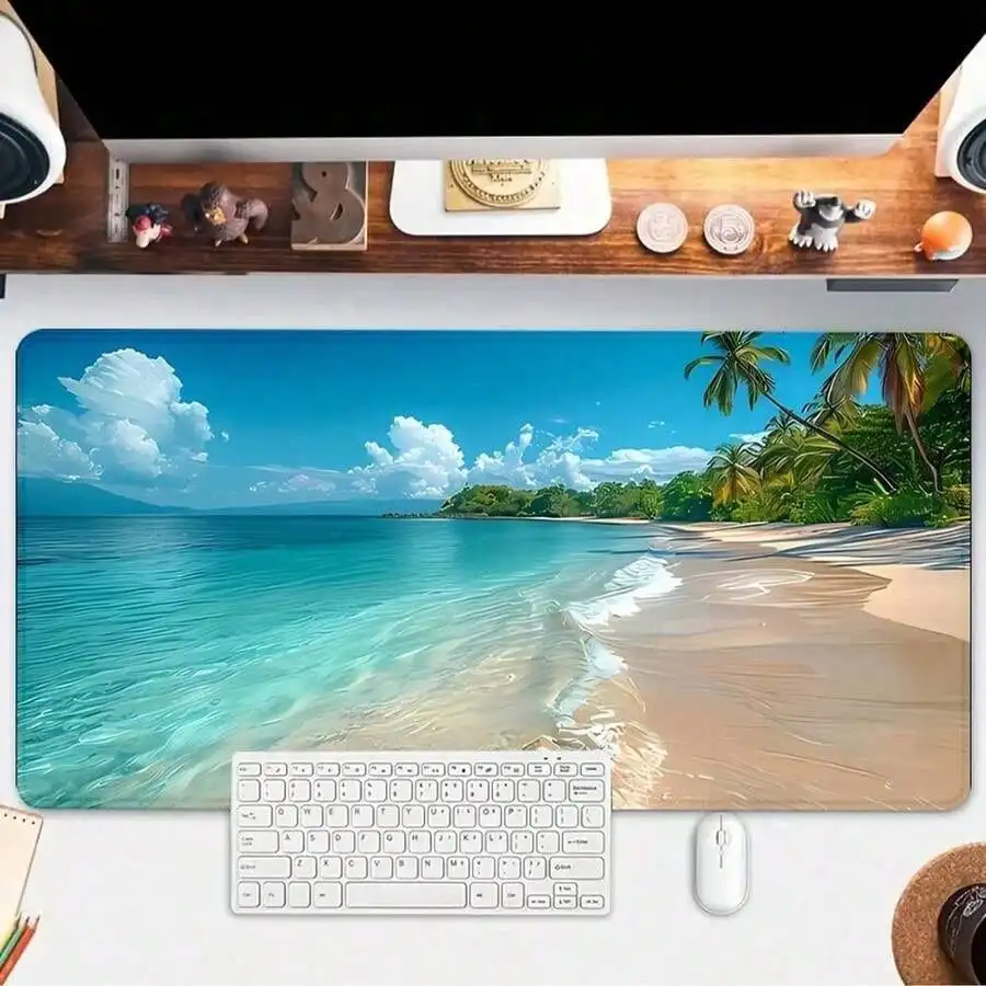 Blue Ocean Mouse Pad Summer Be - Gaming Accessories Gifts For Men recension och pris