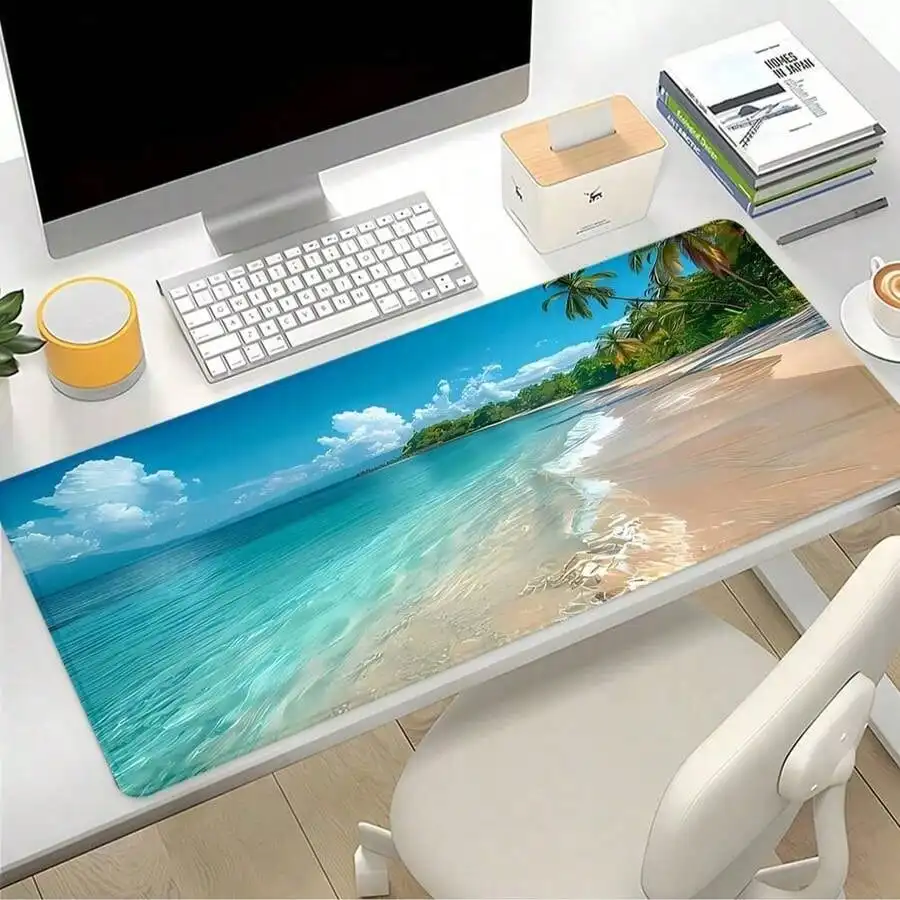 Blue Ocean Mouse Pad Summer Be - Gaming Accessories Gifts For Men recension och pris