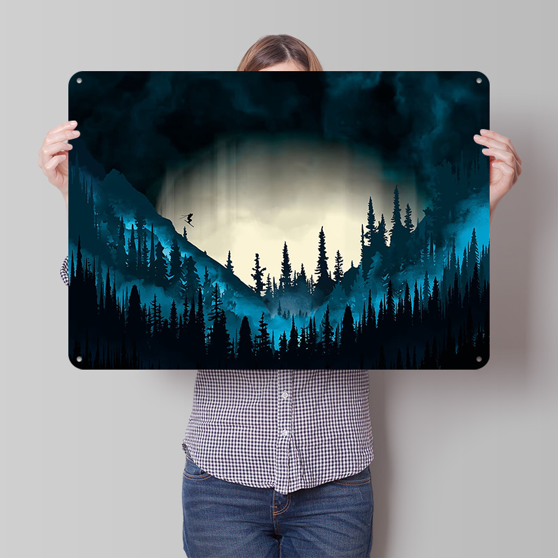 Ski Metal Poster Perfect Gift  - Gaming Accessories Gifts For Men recension och pris