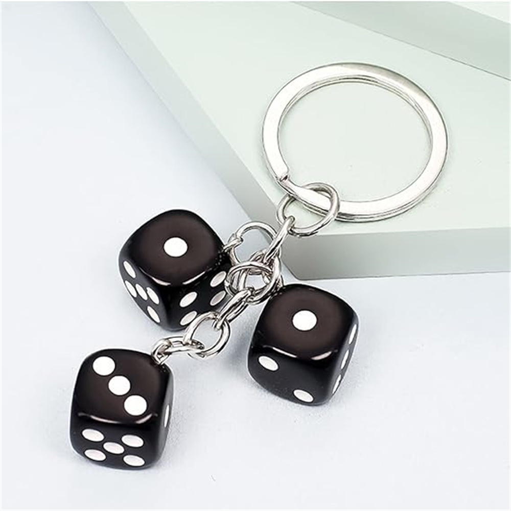 Cute 3D Dice Keychain Gaming R - Gaming Accessories Gifts For Men recension och pris