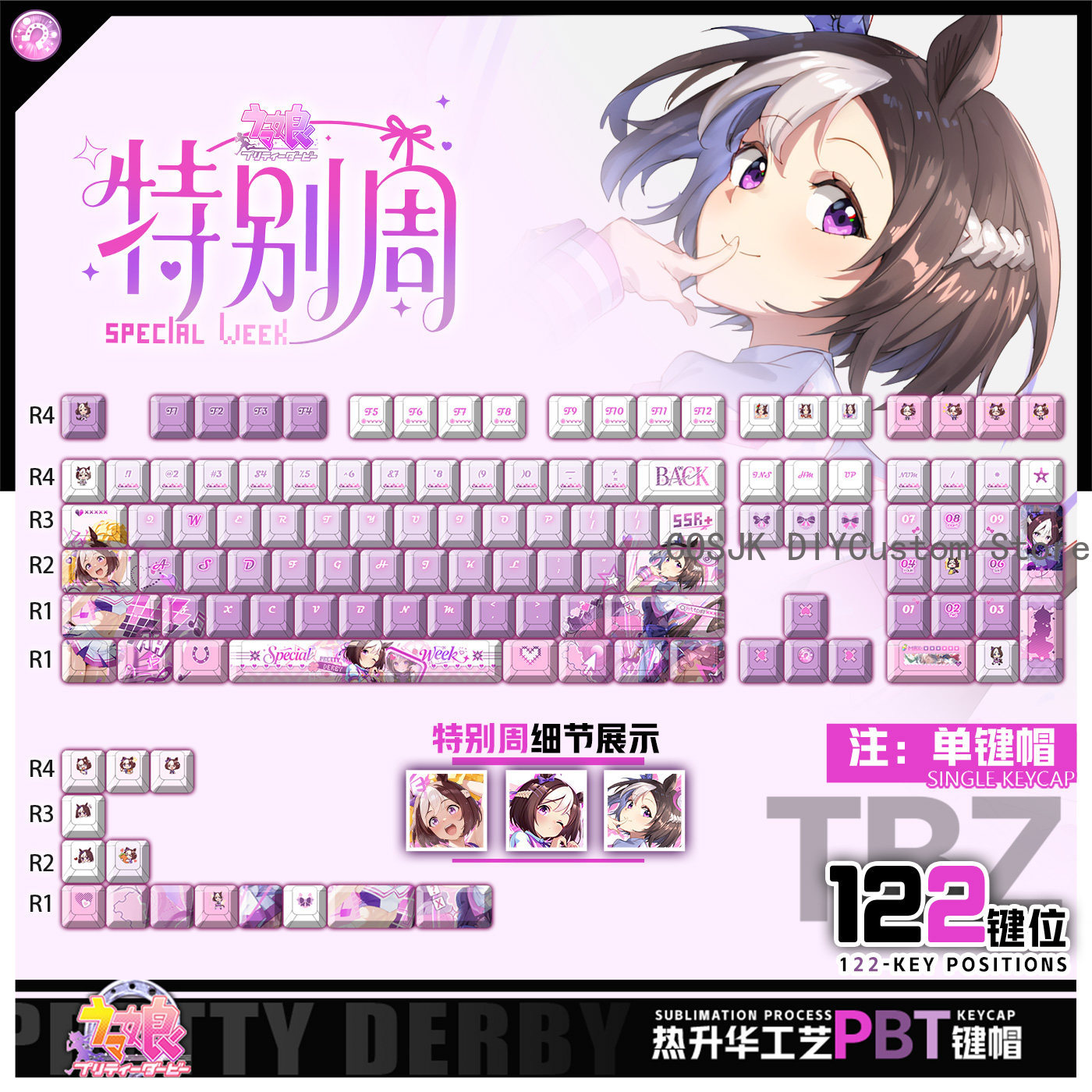 122 Keys Anime Umamusume: Pret - Gaming Accessories Gamestop recension och pris