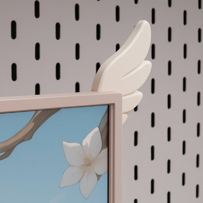 1Pair 3D Printed Monitor Wings - Gaming Accessories For Bedroom recension och pris