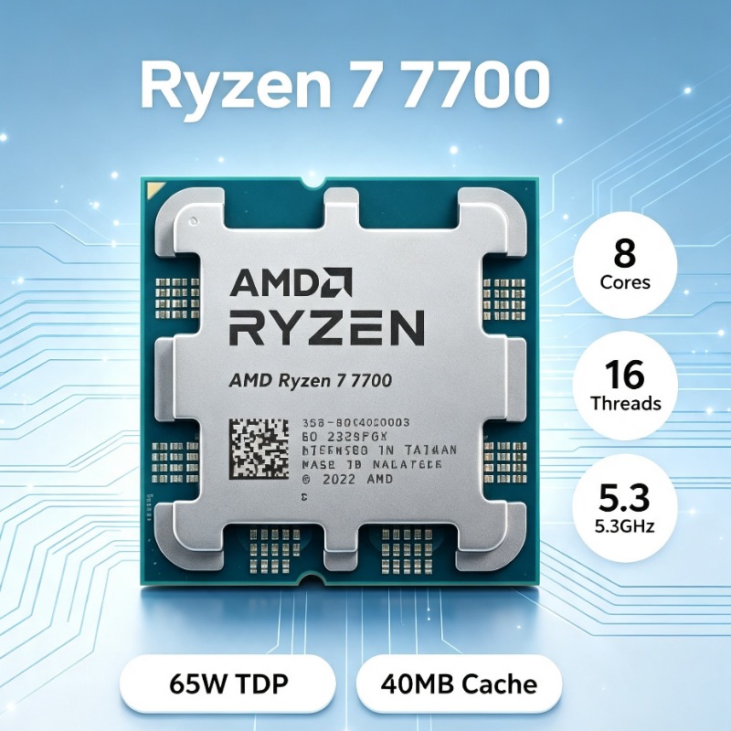 AM5 Slot Gaming Desktop CPU AM - Amd Cpu Ryzen 7 recension och pris