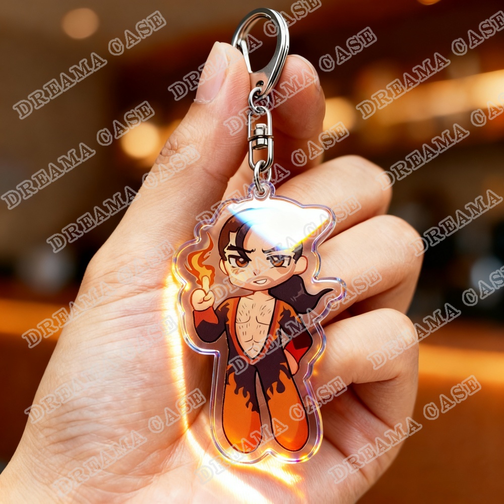 Cute Cartoon Chibi Keychain fo - Gaming Accessories Gifts For Men recension och pris