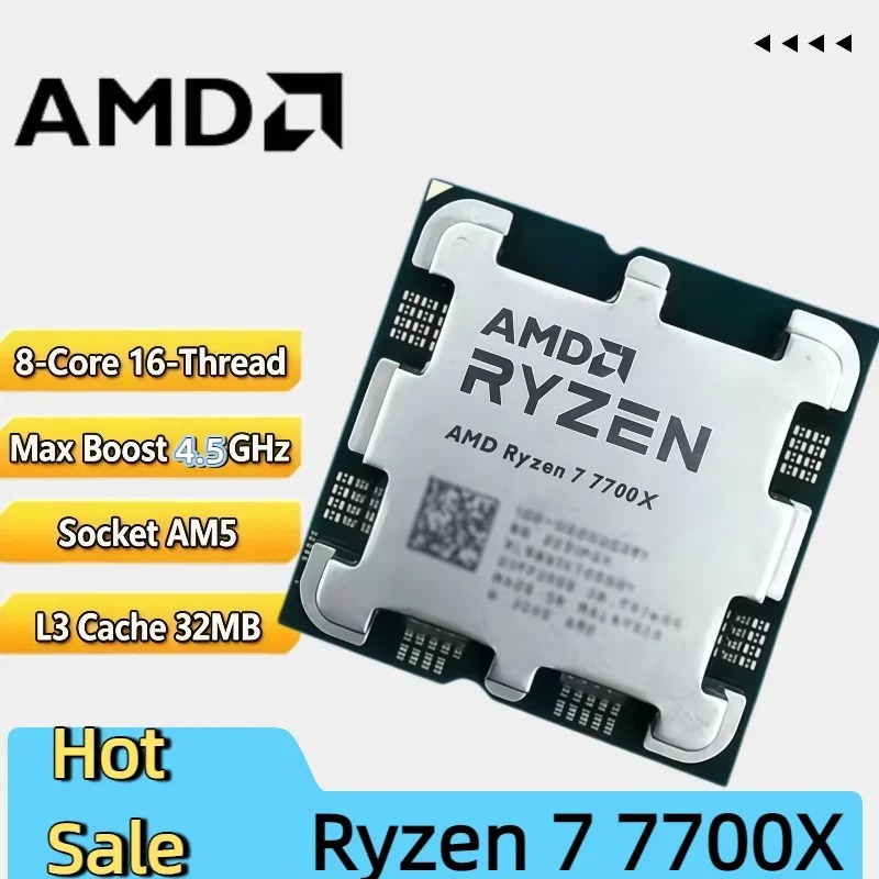 AMD Ryzen 7 7700X R7 7700X CPU - Amd Cpu Ryzen 7 recension och pris