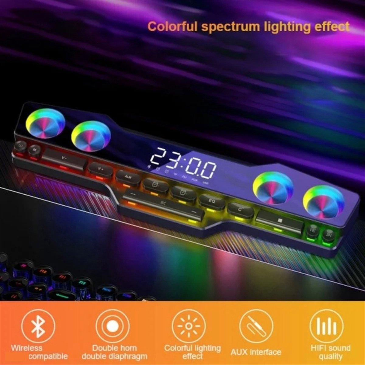 DTC5 V18 Dazzle Colour Speaker - Gaming Accessories Kit recension och pris
