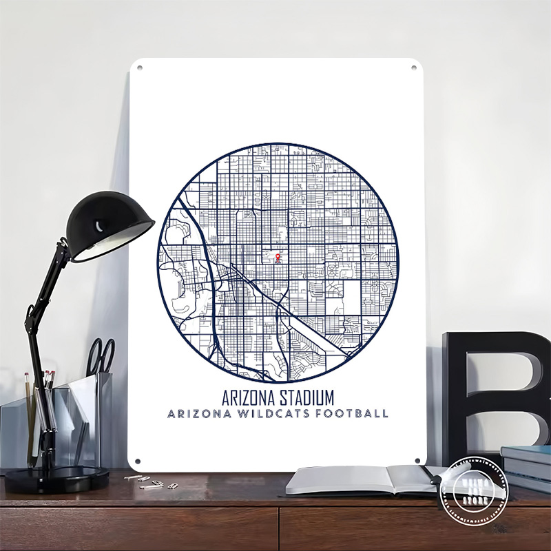 Arizona Stadium Poster Retro 3 - Gaming Accessories Gifts For Men recension och pris