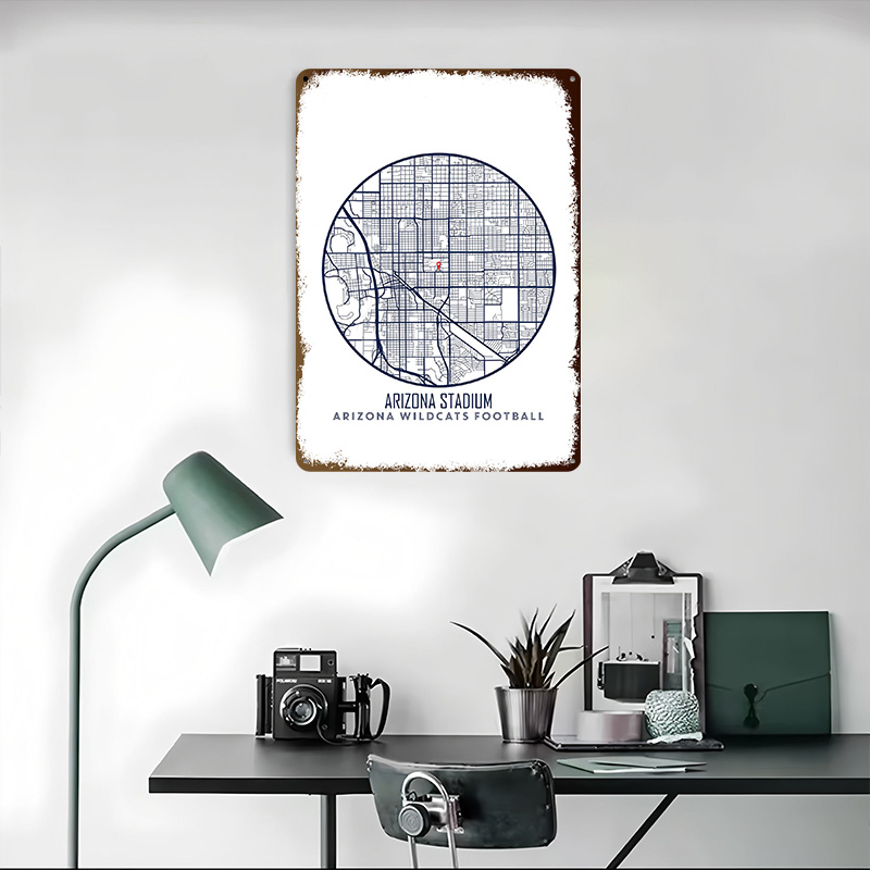 Arizona Stadium Poster Retro 3 - Gaming Accessories Gifts For Men recension och pris