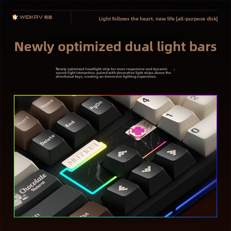 WEIKAV NUT108 Mechanical Keybo - Gaming Accessories Kit recension och pris
