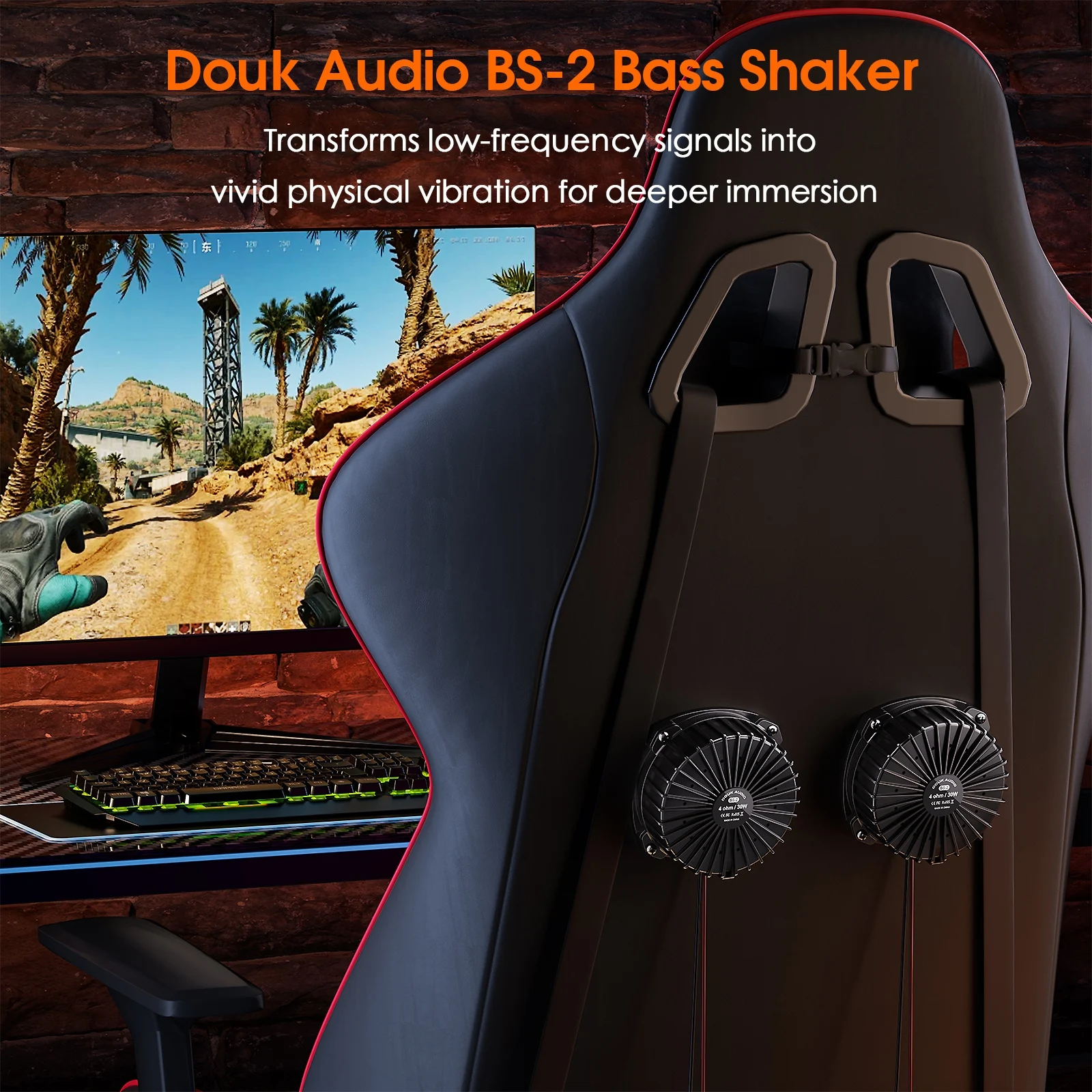 Douk Audio BS-2 30W 4Ω Bass Sh - Gaming Accessories Kit recension och pris