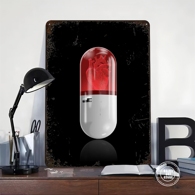 L Pill Poster Retro 3D Printed - Gaming Accessories Gifts For Men recension och pris