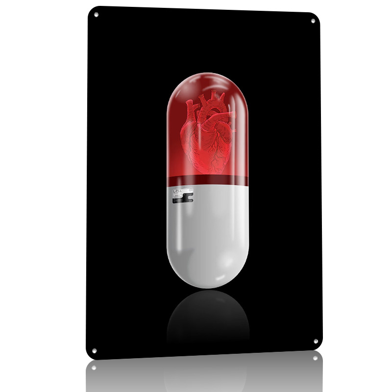 L Pill Poster Retro 3D Printed - Gaming Accessories Gifts For Men recension och pris