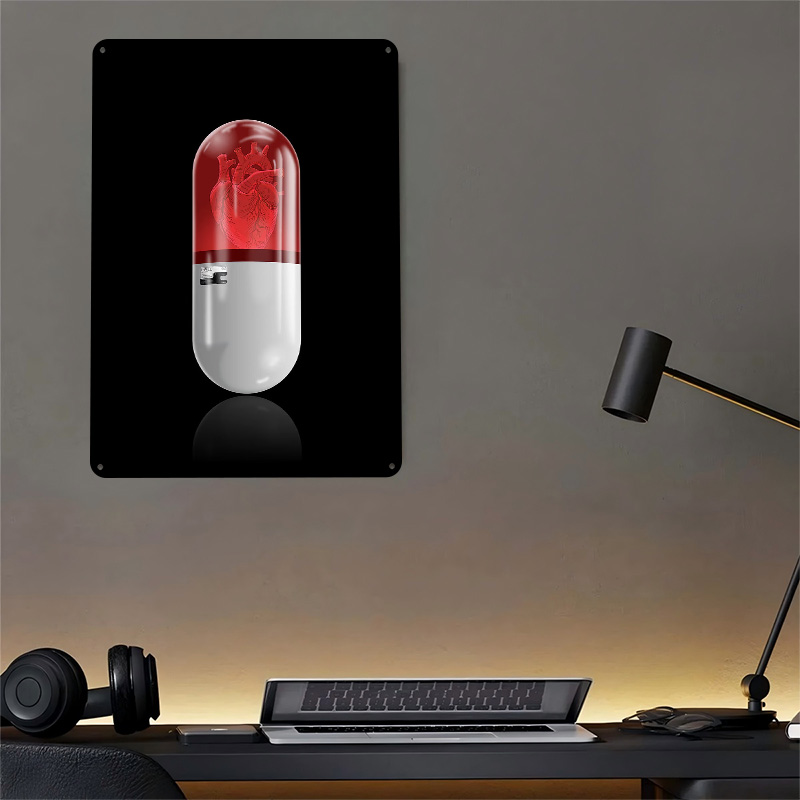 L Pill Poster Retro 3D Printed - Gaming Accessories Gifts For Men recension och pris