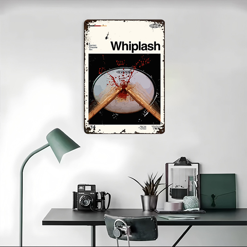 Whiplash Poster Retro 3D Print - Gaming Accessories Gifts For Men recension och pris