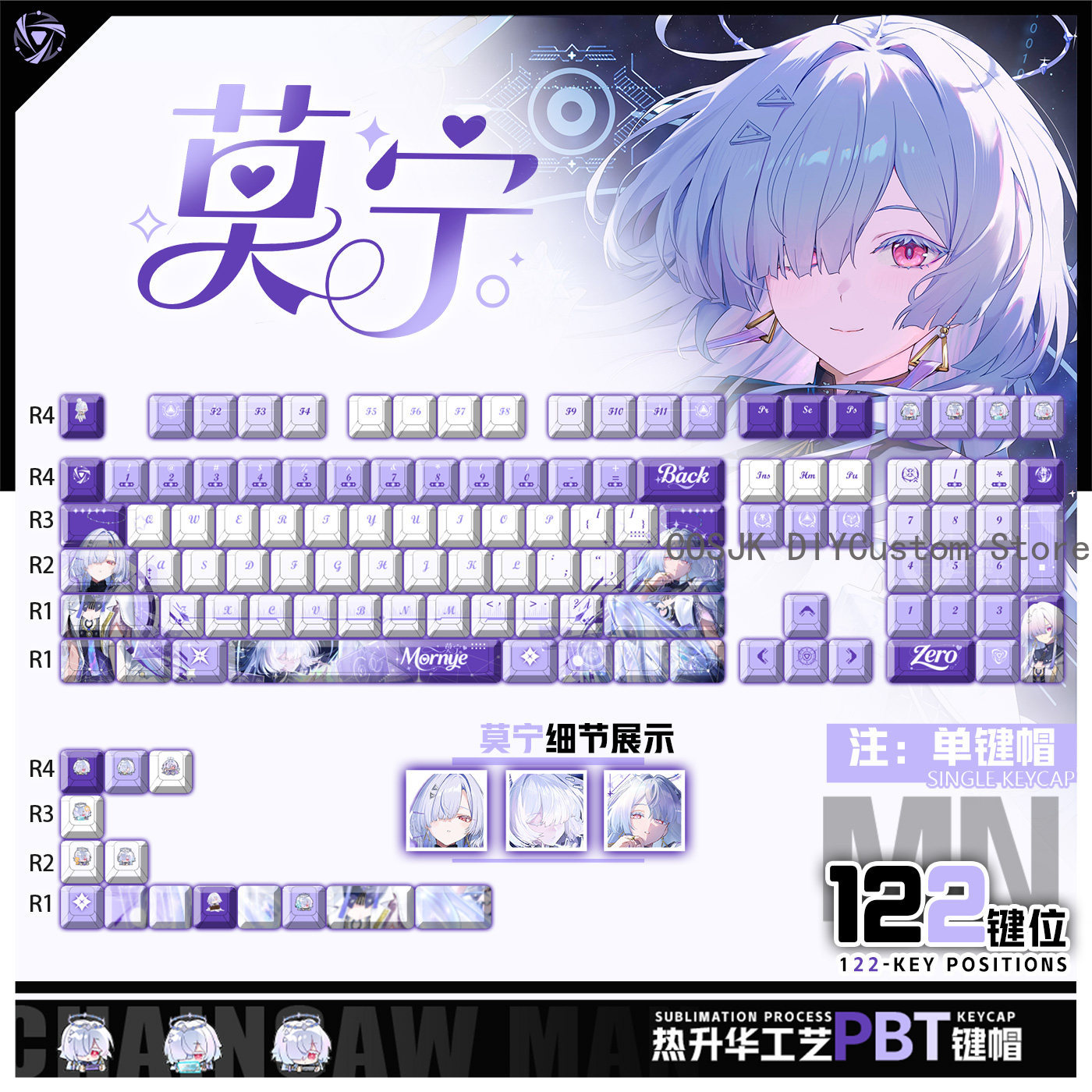 122 Keys Anime Mornye Wutherin - Gaming Accessories Gamestop recension och pris