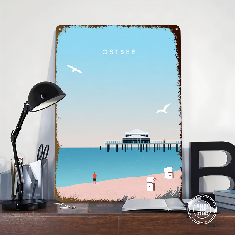 Baltic Sea Poster Customized V - Vintage Gaming Accessories recension och pris