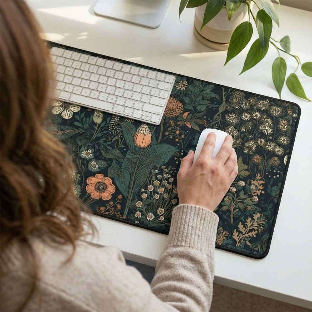 Dark Cottagecore Mat, Floral D - Vintage Gaming Accessories recension och pris