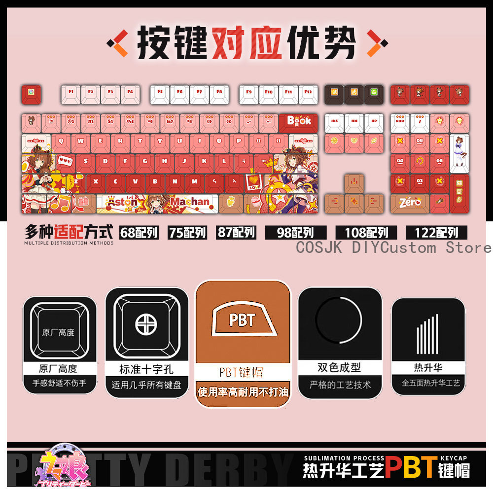122 Keys Anime Umamusume: Pret - Gaming Accessories Gamestop recension och pris