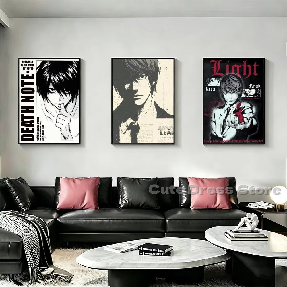 Death Note Canvas Print Unfram - Gaming Accessories For Bedroom recension och pris