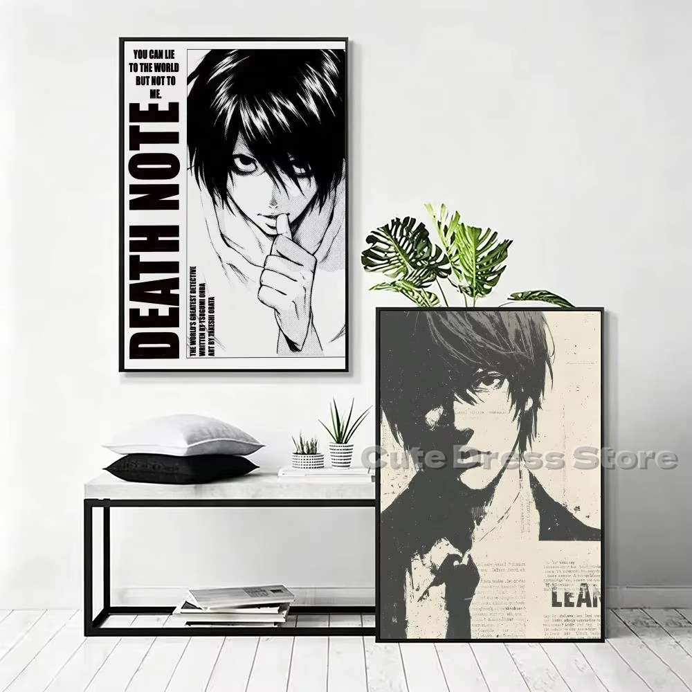 Death Note Canvas Print Unfram - Gaming Accessories For Bedroom recension och pris