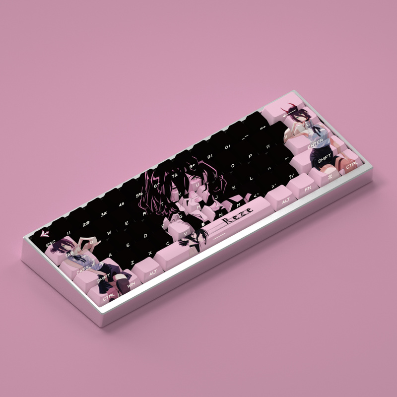 Chainsaw Man Lace Anime Keycap - Gaming Accessories Gifts For Men recension och pris
