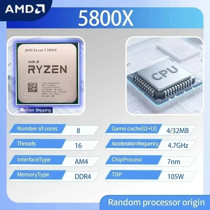 AM4 Socket 2026 New AMD Ryzen  - Amd Cpu Ryzen 7 recension och pris